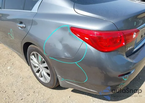 2015 Infiniti Q50 Premium from USA, damaged, VIN JN1BV7AR3FM422669